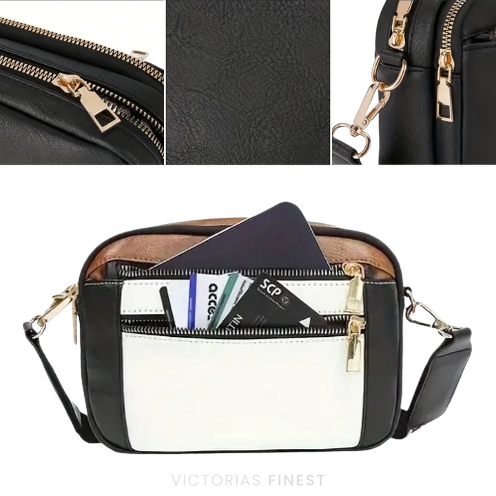 Pattern Strap Crossbody Bag