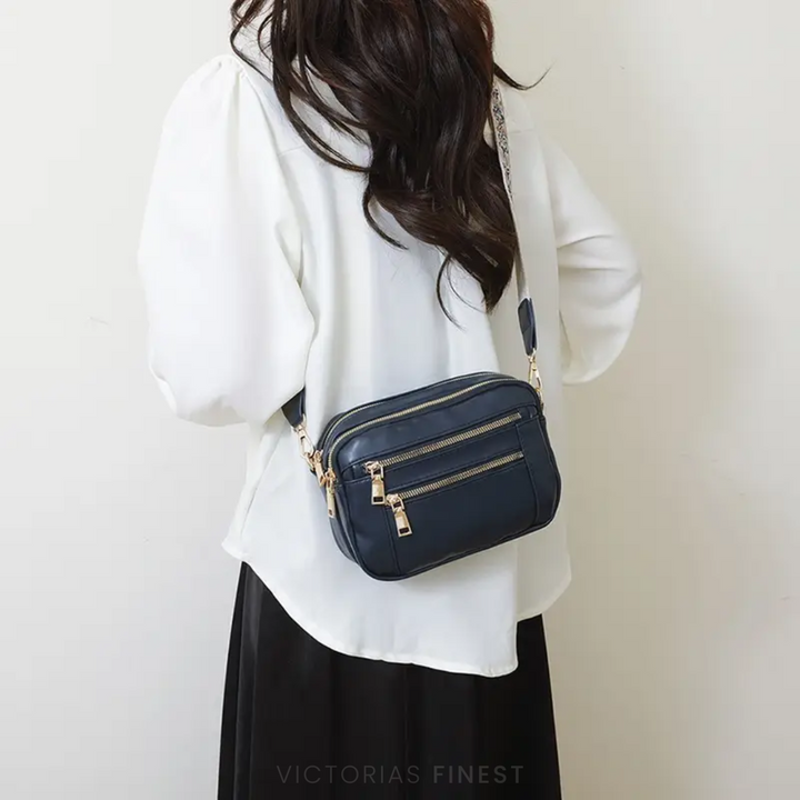 Pattern Strap Crossbody Bag