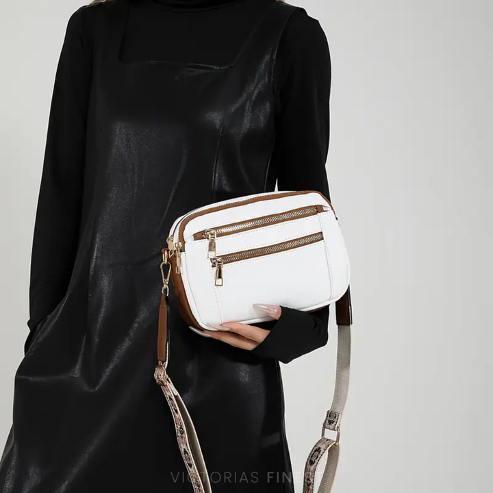 Pattern Strap Crossbody Bag