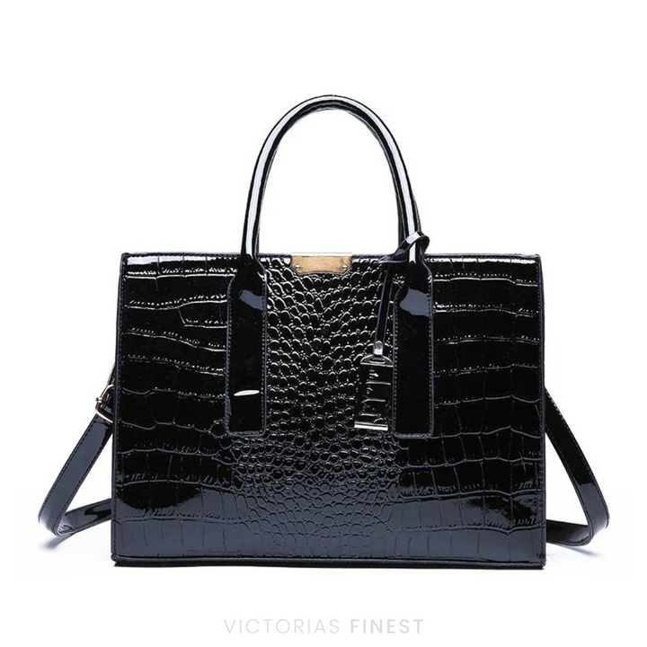 New York Croc-Print Carryall