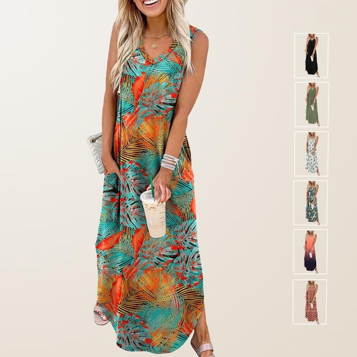 Zahara - Boho Sleeveless Dress
