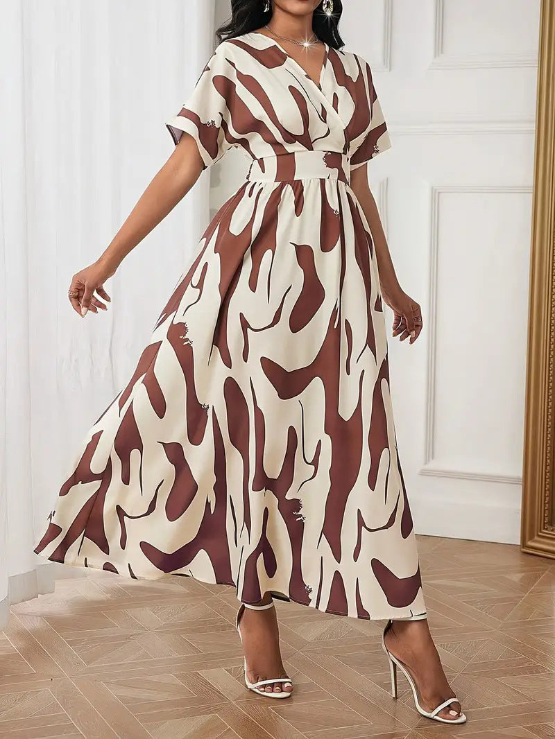 Bixie - Abstract Elegance Dress