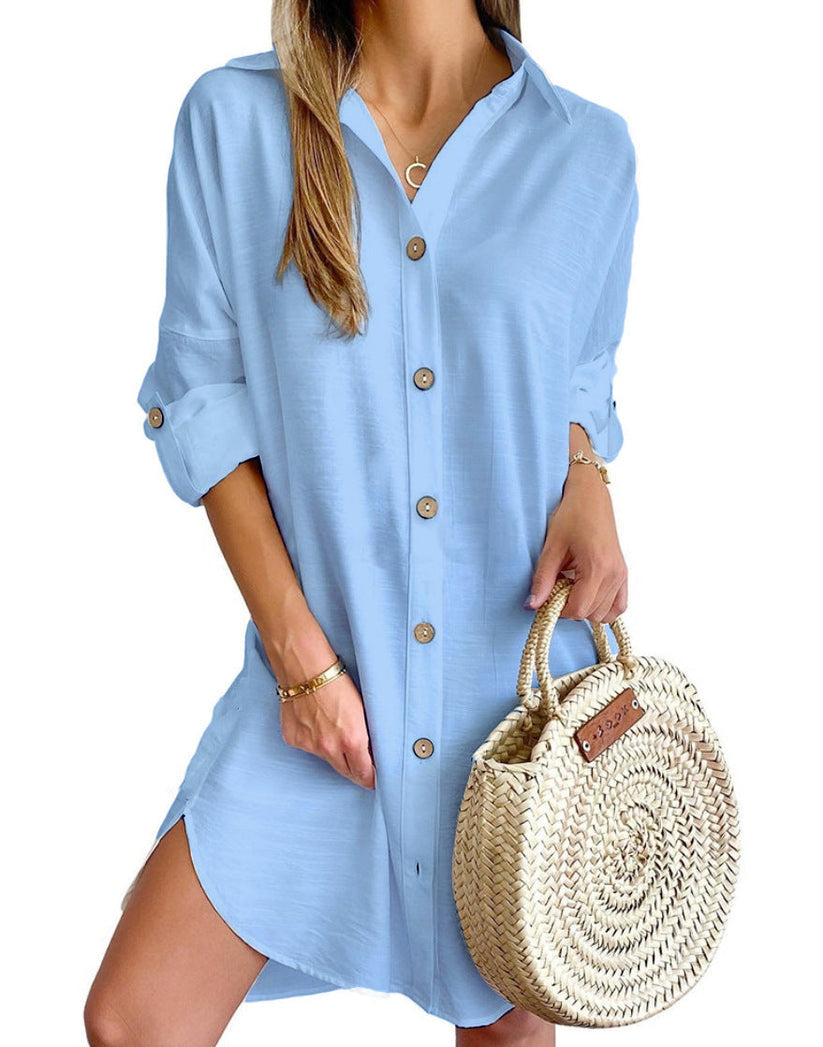 Catriona - Button-Up Shirt Dress