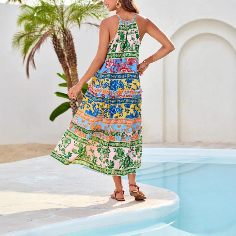 Nuria - Tropical Boho Dress