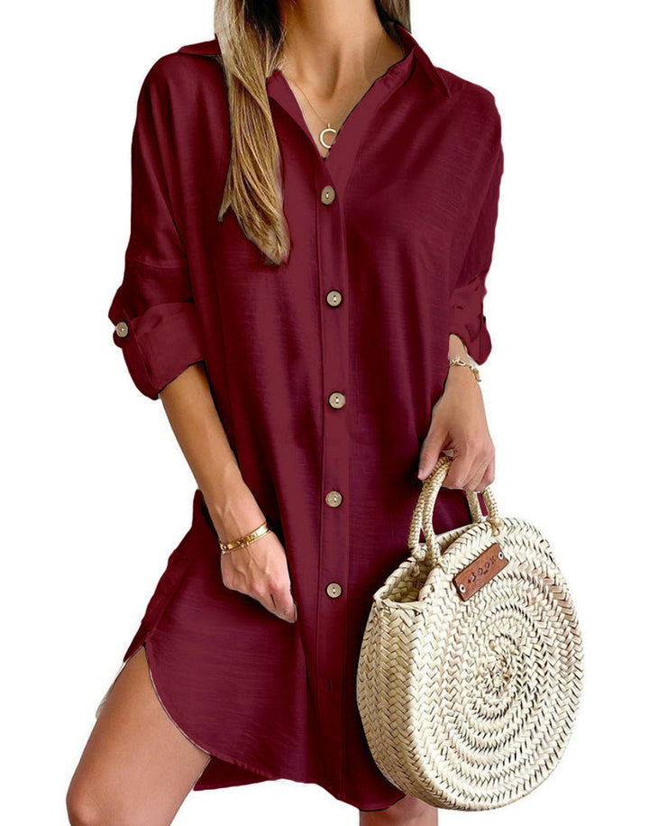 Catriona - Button-Up Shirt Dress