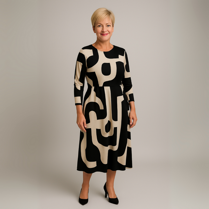 Mariah - Abstract Aura Dress