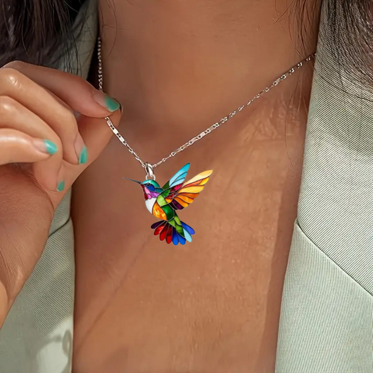 Elegant Hummingbird Necklace