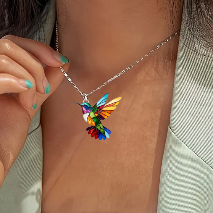 Elegant Hummingbird Necklace