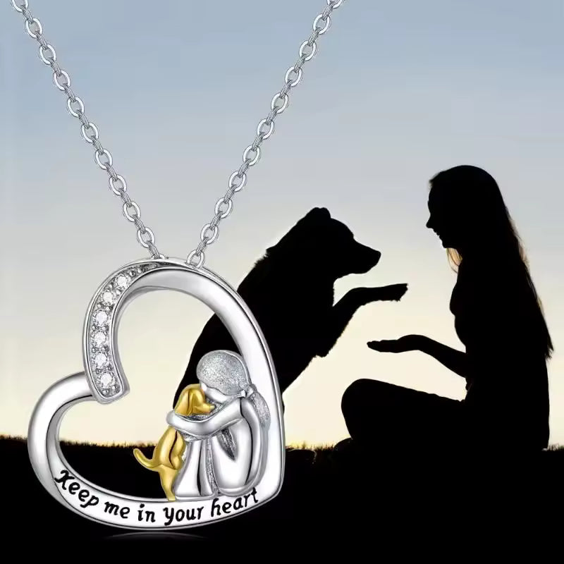 Elenza | Dog Hug Necklace