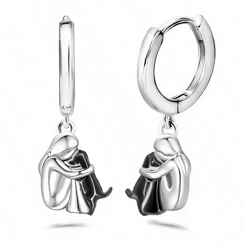 Elenza  | Dog Motif Support Earrings