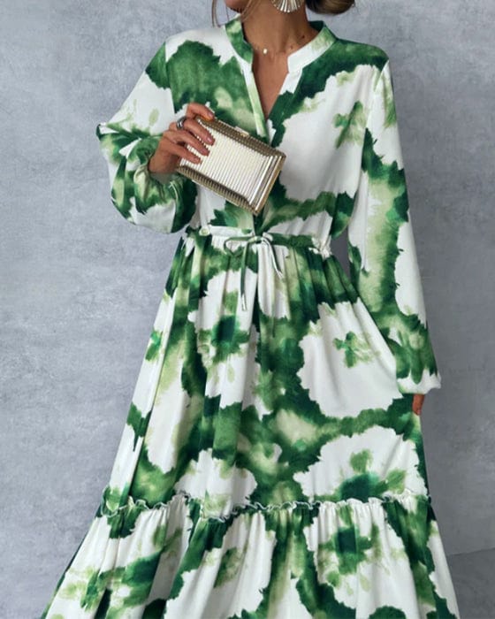 Cordelia - Abstract Maxi Dress