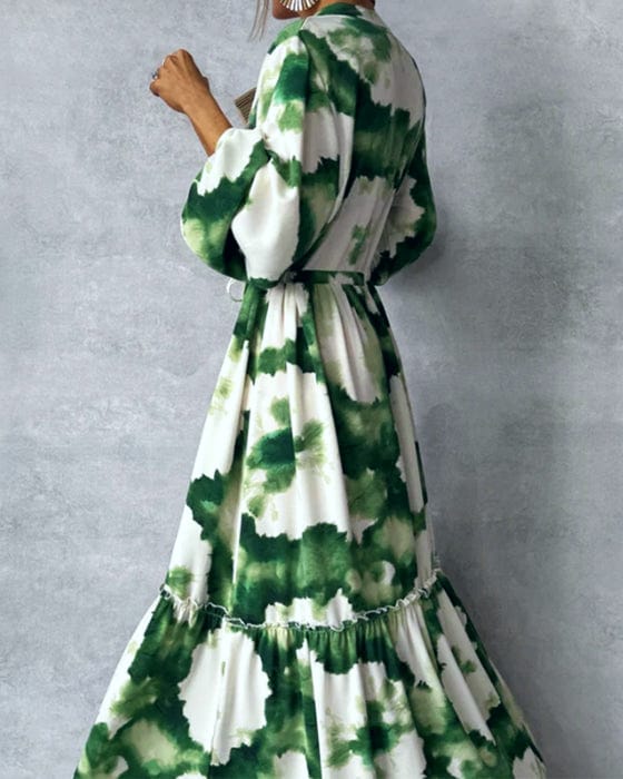 Cordelia - Abstract Maxi Dress