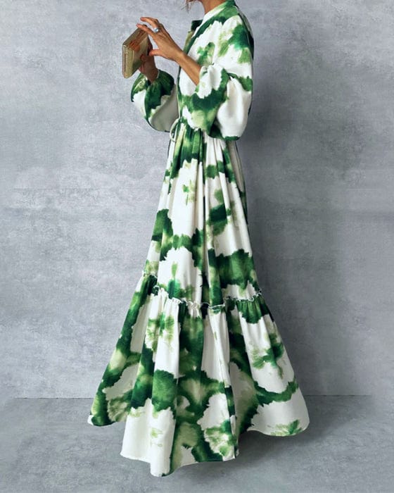 Cordelia - Abstract Maxi Dress