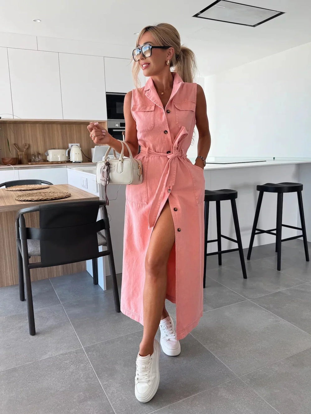 Carolyn - Stylish Denim Dress