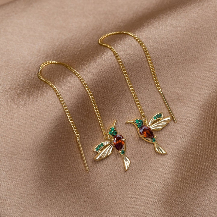 Elegant Hummingbird Earrings