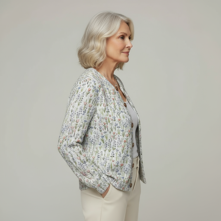 EILIS | SPRING ART CARDIGAN