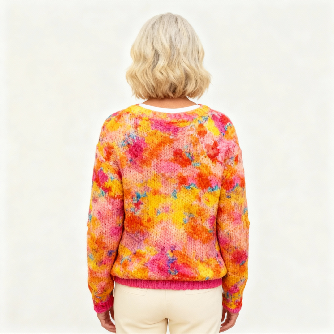 DYMPNA | FLORAL PRINT CARDIGAN