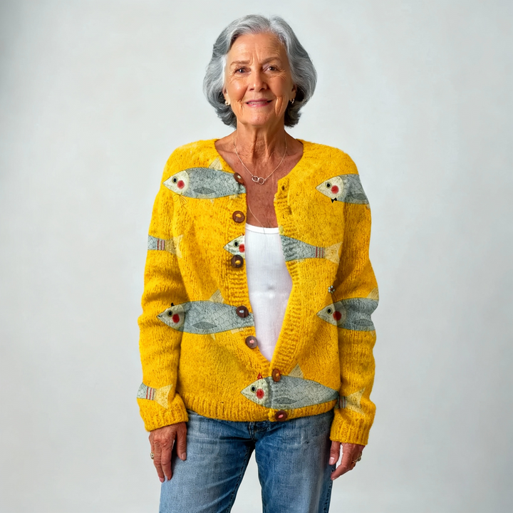 DEARBHLA | SARDINES ART CARDIGAN