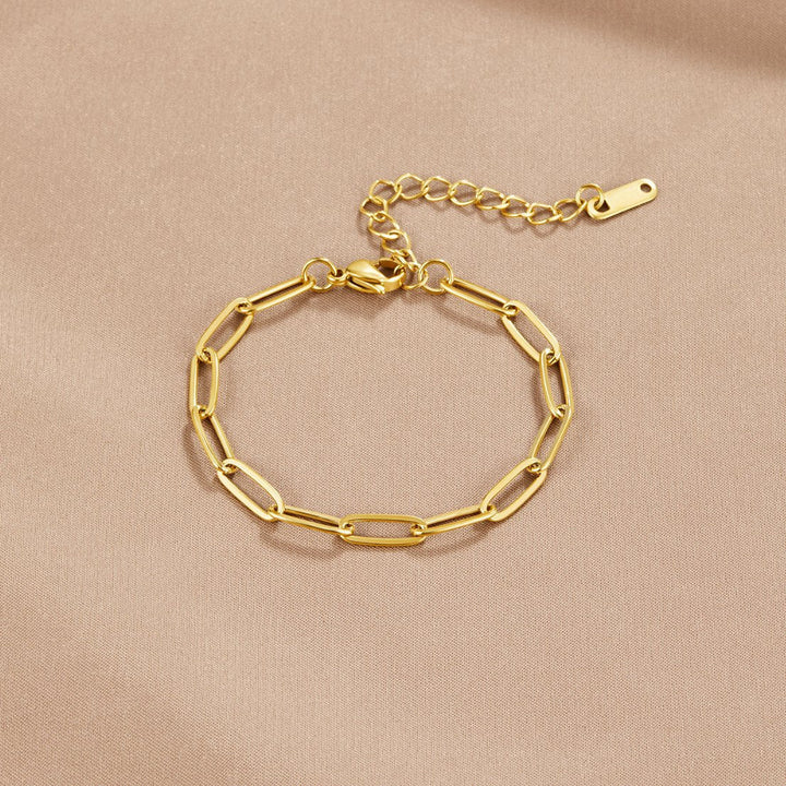 Gold Clip Bracelet