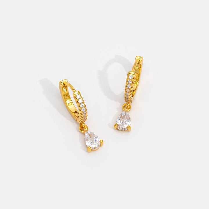 Premium Gold Crystal Earrings
